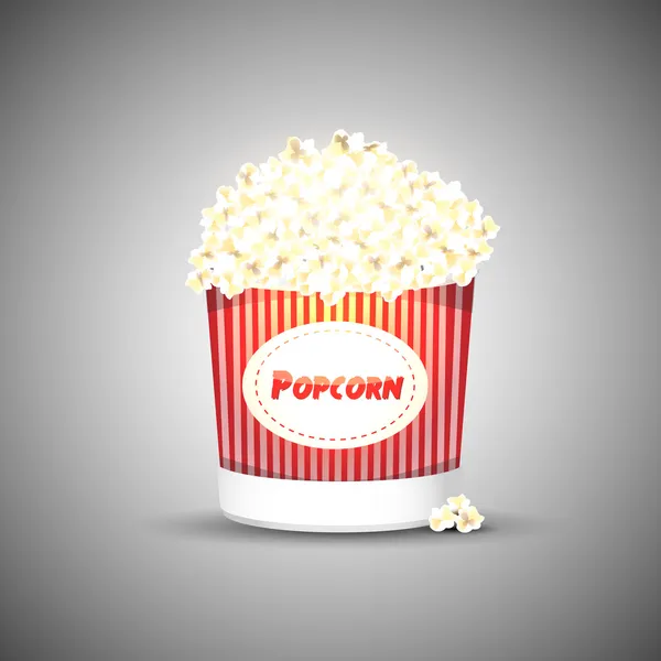 Wektor Popcorn Ilustracja Wektorowa — Wektor stockowy