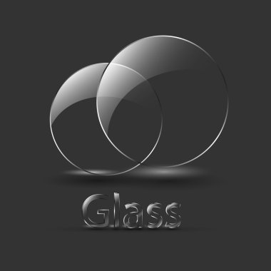 black balls with a signature glass clipart