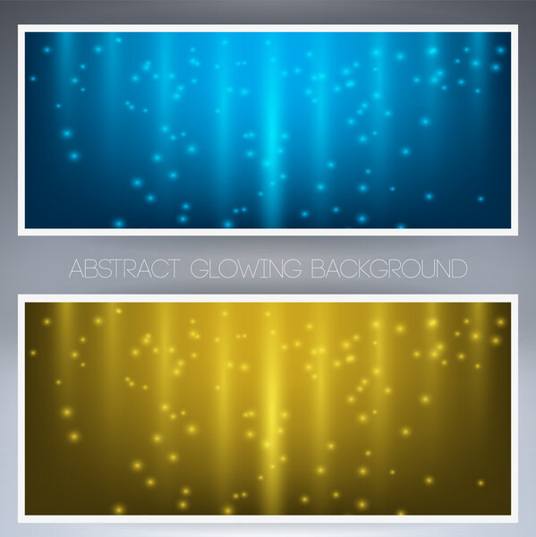 рамка с двумя ярко-желтыми и синими цветами
