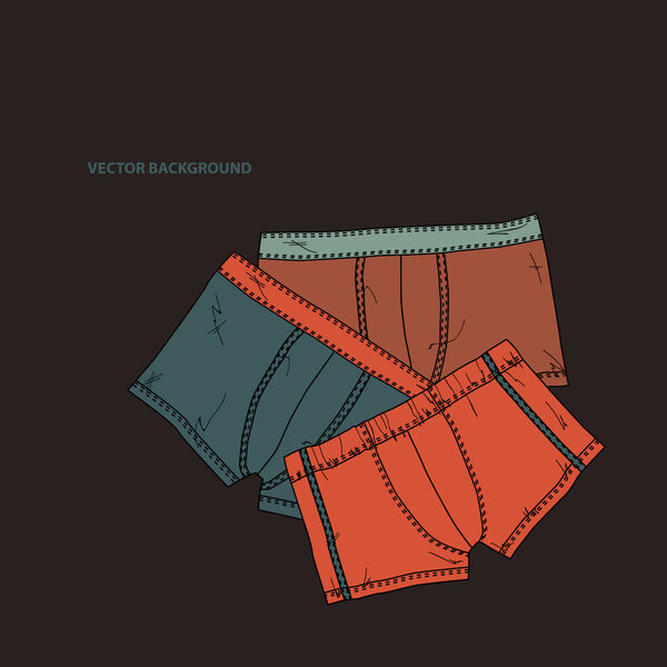 background of cowards. Vector illustration. 