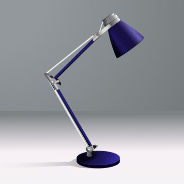 Desk lamp.Vector Illustration clipart