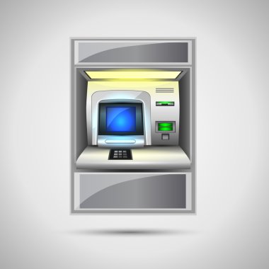 ATM vektör çizim vektör tasarımı