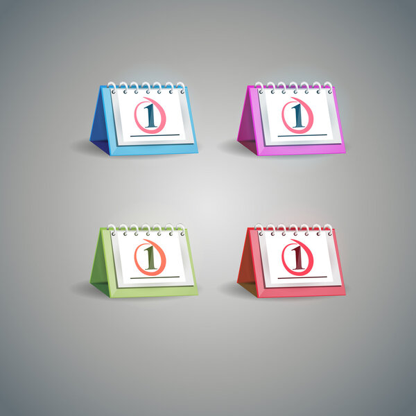 First in Calendar, vector design