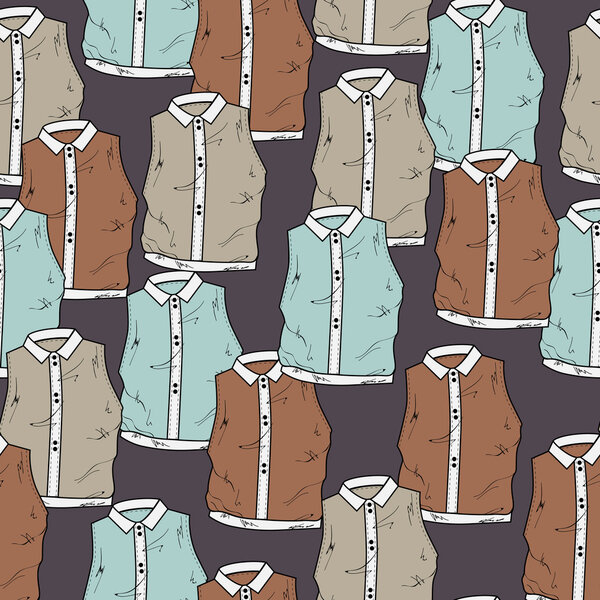 Векторный фон с блузками
.