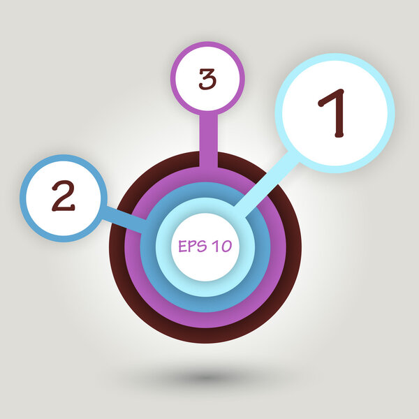 Баннеры векторных кругов с числами
.