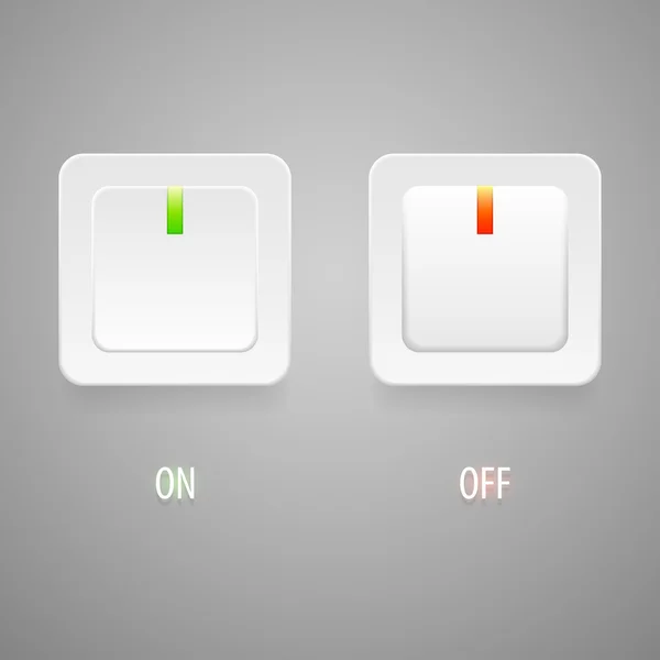 Switch Buttons — Stock Vector