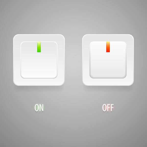 Кнопки включения и выключения
