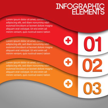 Vector orange background with numbers. clipart