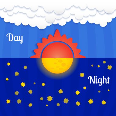 Güneş ve ayın batışı, gece ve gündüz