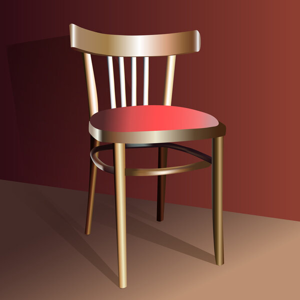 Realistic Chair, vector design
