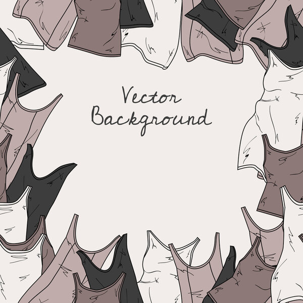 Фон с различными футболками
.