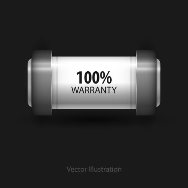 guarantee button. vector design clipart