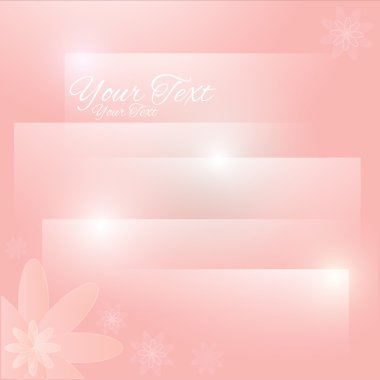 Abstract pastel floral background. Vector illustration clipart