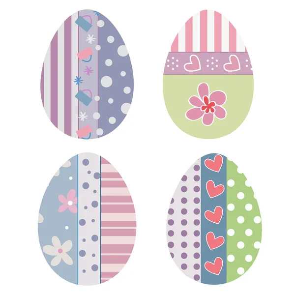 Easter Eggs Vector Illustration — Stock Vector