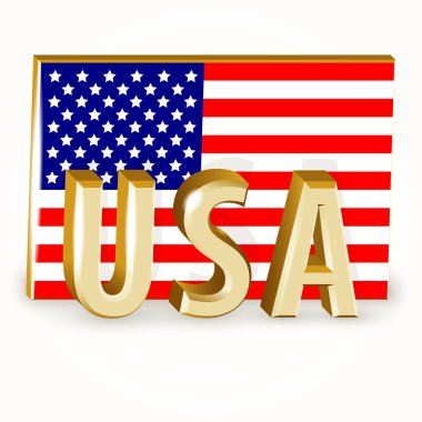 Flag of the United States clipart