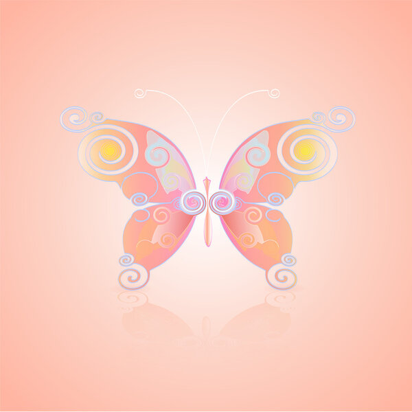 Butterfly of vector design