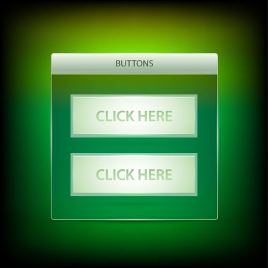 Vector buttons - click here. clipart