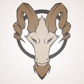 horská koza vektorové ilustrace