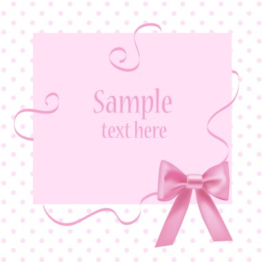 Greeting card with place for your text. Vector. clipart