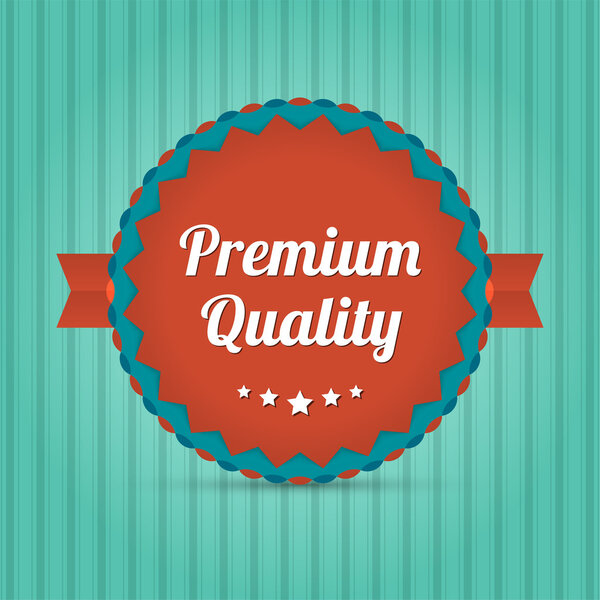 Premium quality - badge symbol