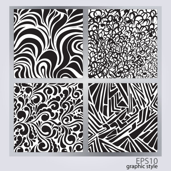 Vector set of abstract backgrounds.