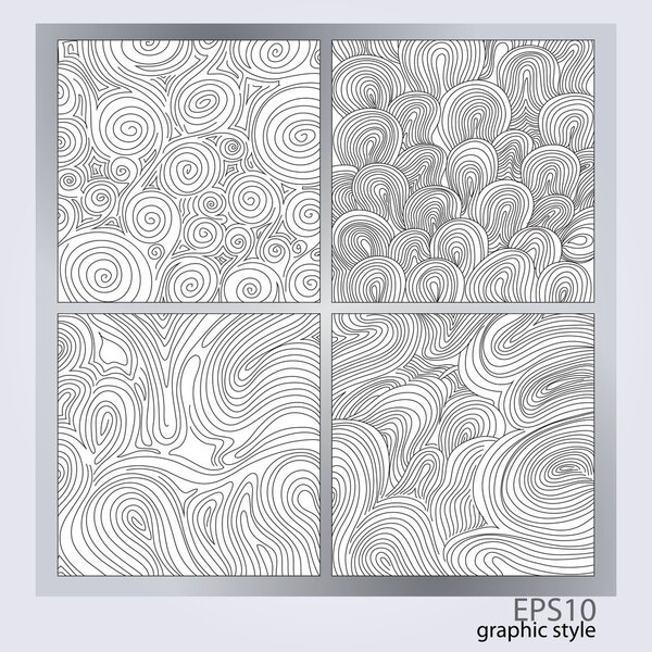 Векторное множество абстрактных фонов
.