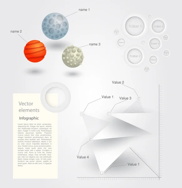 Infographic Elemek Vector Design Jogdíjmentes Stock Illusztrációk