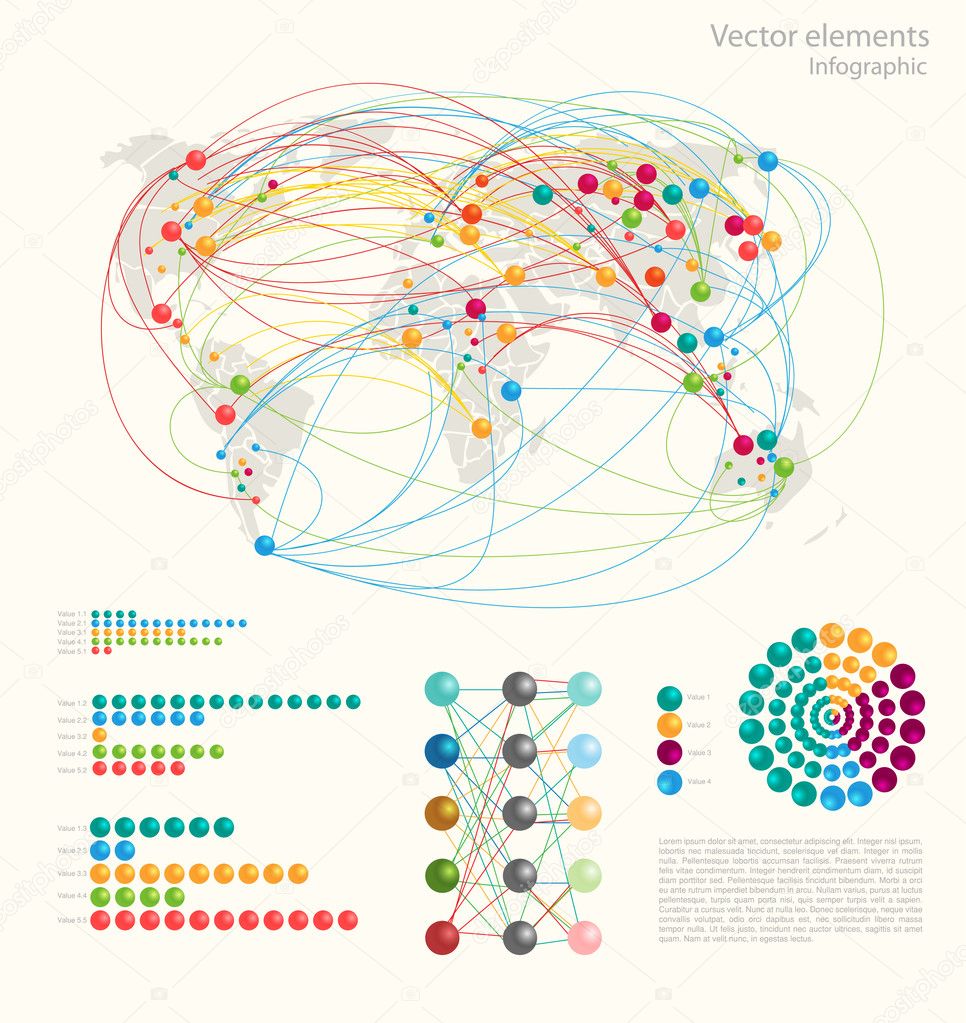 infographic elements, vector design