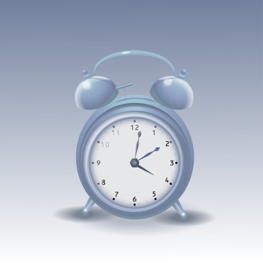 vector design of alarm clock clipart