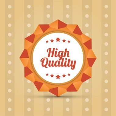 High quality badge, vector design clipart