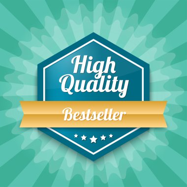 High quality badge - Bestseller clipart