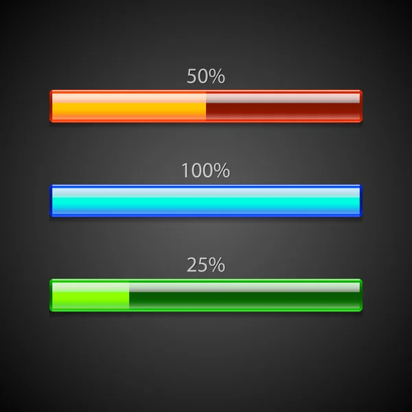 Vector Set Laden Bars — Stockvector