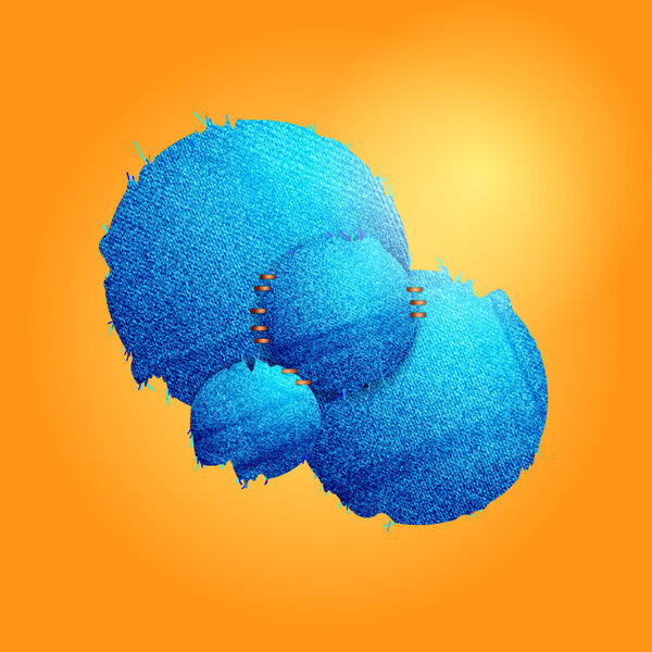 Абстрактные джинсы векторный фон
