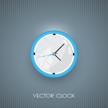vektör duvar Saat simgesi