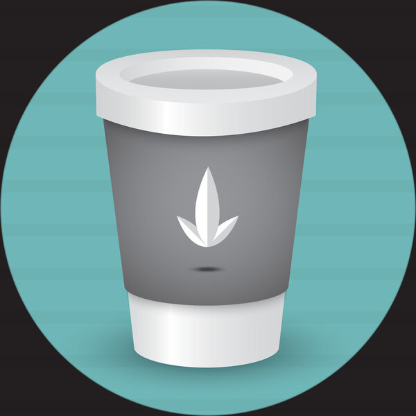 A coffee cup vector illustration