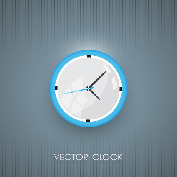 Vector wall clock icon