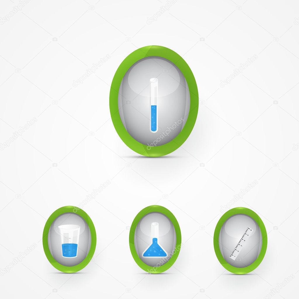 Set of science icons