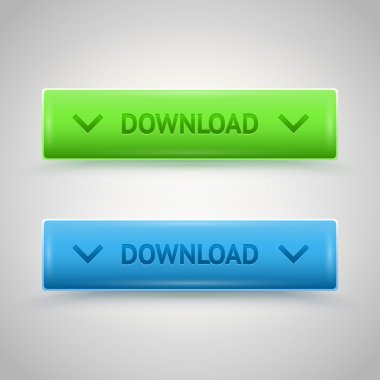 Download Web düğmeleri, vektör tasarımı