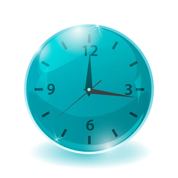 Vector Design Clock Illustration — Stock Vector