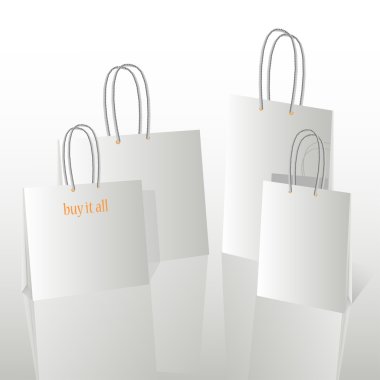 Vector Shopping Bags vector illustration  clipart