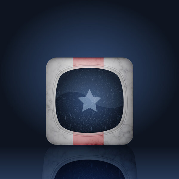 Векторный винтажный знак звезды
