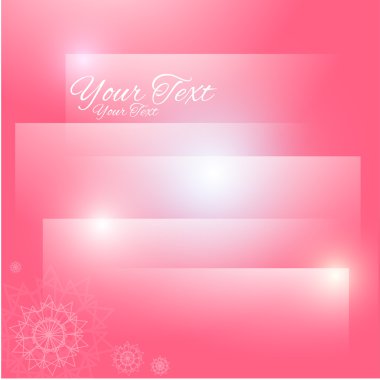 Abstract pink background. Vector clipart