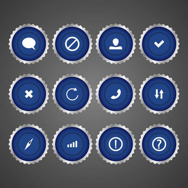 Vector web icon set
