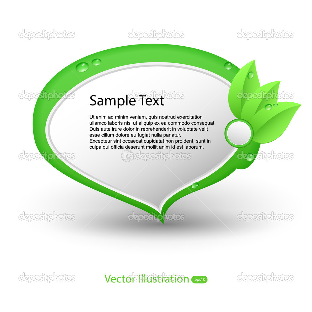 Eco banners. Vector illustration