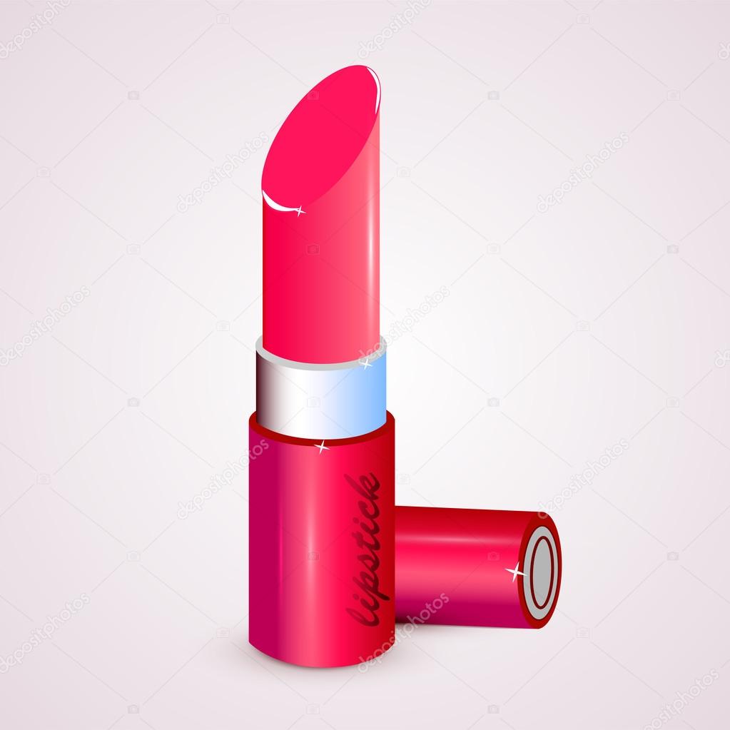 Vector Pink Lipstick Vector Illustration Stock Vector Image By C Classycatstudio 20948189