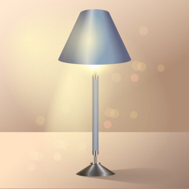 Floor lamp.  vector illustration  clipart