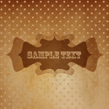 Vintage background - vector illustration. clipart