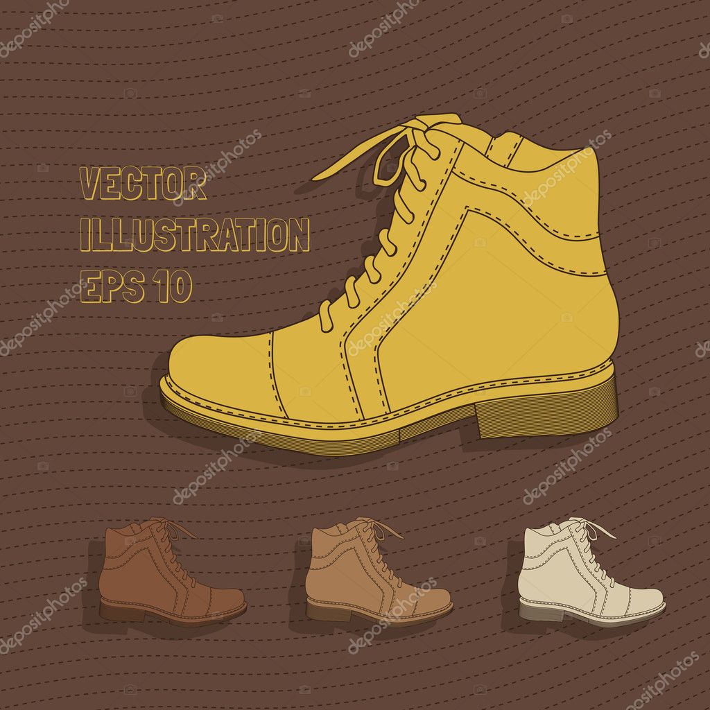 shoes vector background