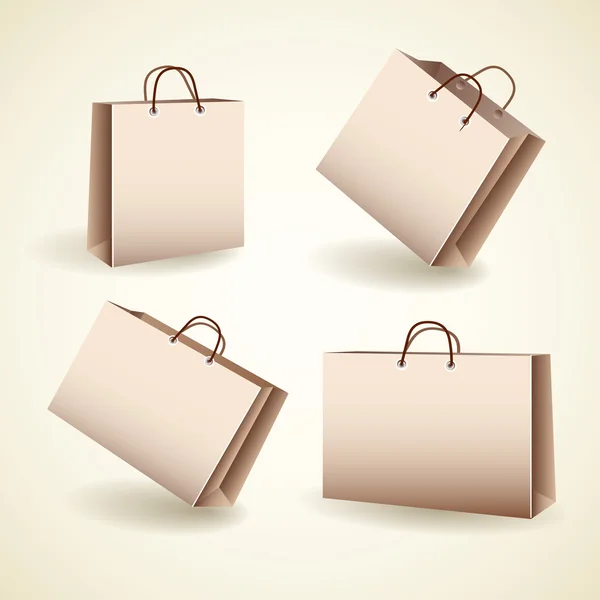 Vector Bolsas Compras Vector Ilustración — Vector de stock