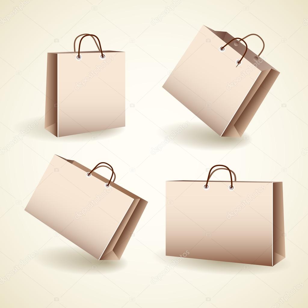Vector shopping bags vector illustration 